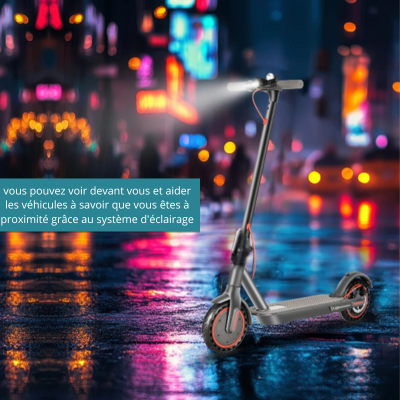 Trottinette Électrique 350W Pliable avec Batterie 36V 10.4Ah et Application pour Adultes